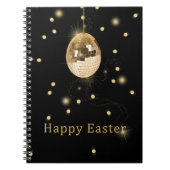 Carnet Happy Easter Gold Disco Ball (Devant)