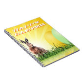 Carnet HAPPY EASTER - Lapin & Oeufs (Côté Droit)