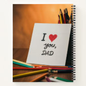 Carnet happy father day card from a kid (Dos)