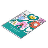 Carnet Happy Flowers (Côté gauche)