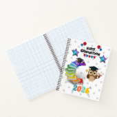 Carnet Happy Graduation 2026 - Cute Owl & Books (Intérieur)
