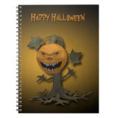 Carnet Happy Halloween Citrouille Tree (Devant)