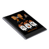 Carnet Happy Halloween – fantômes café mignons (Côté Droit)