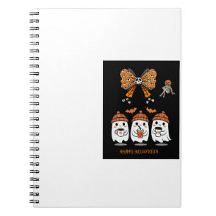 Carnet Happy Halloween – fantômes café mignons