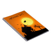 Carnet Happy Halloween Silhouette paysage (Côté Droit)