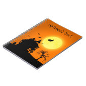 Carnet Happy Halloween Silhouette paysage (Côté gauche)