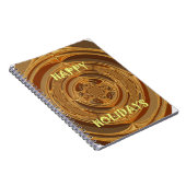 Carnet Happy Holidays Circle Art Print/Design (Côté Droit)