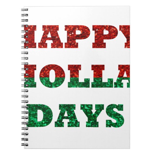 Carnet happy holla days (Devant)