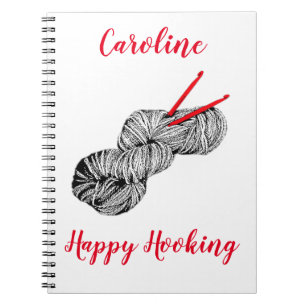 Carnet Happy Hooking, crochet personnalisé