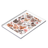 Carnet Happy mignon Motif 1 (Côté gauche)