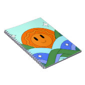 Carnet Happy Retro Sun Over Rolling Hills (Côté Droit)