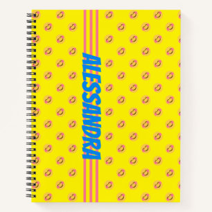 Carnet Happy Smile Face & Votre nom