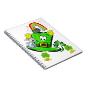 Carnet Happy St. Patrick's Day Rabbit Notebook (Côté Droit)