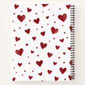 Carnet Happy Valentine's Day Custom Photo Notebook (Dos)