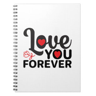 Carnet Happy Valentine's Day -Love You Forever Images