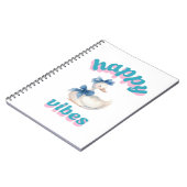 Carnet Happy Vibes Duck Notebook (Côté gauche)