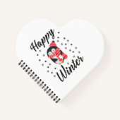 Carnet Happy Winter, mignon Penguin (Devant)