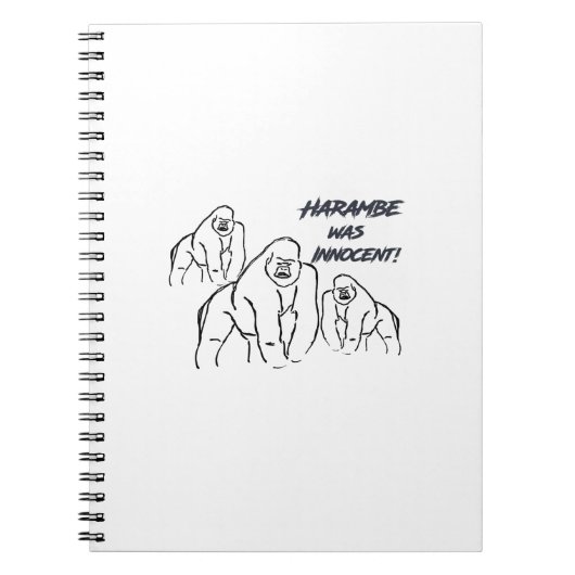 Carnet Harambe était Innocent ! (Devant)