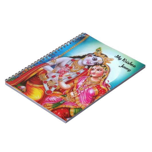 Carnet Hare Radhey Hare Krishna art (Côté gauche)