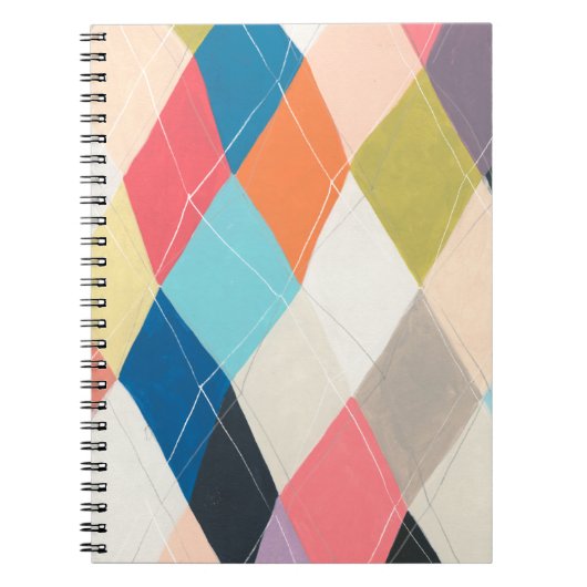 Carnet Harlequin Hopscotch - Motif Jacquard (Devant)