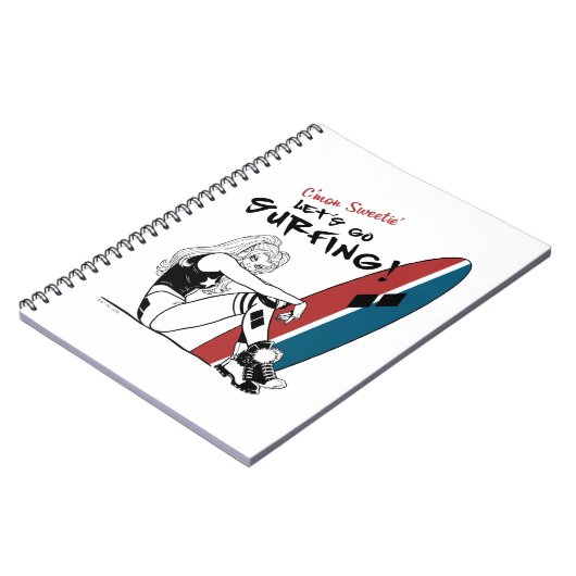Carnet Harley Quinn - Allons surfer (Côté gauche)