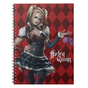 Carnet Harley Quinn With Fuzzy Dice