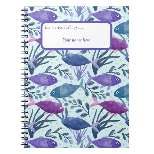 Carnet Harmonie aquatique (Devant)