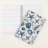 Carnet Harmonie Coquille Bleue (À l'intérieur)