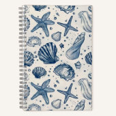 Carnet Harmonie Coquille Bleue (Recto)