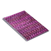 Carnet Harmonie de Knit : Texture de bande violette (Côté Droit)