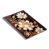 Carnet Harmonie de papier découpé floral superposé (Côté Droit)