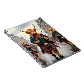 Carnet Harmonie des Highlands : groupe de vaches highland (Côté Droit)