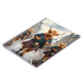 Carnet Harmonie des Highlands : groupe de vaches highland (Côté gauche)