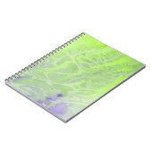 Carnet Harmonie Douce Verte et Lavande (Côté gauche)