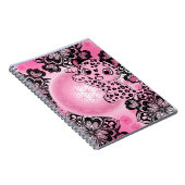 Carnet Harmonie Léopard Rose (Côté Droit)