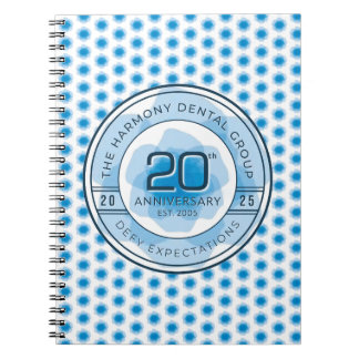Carnet Harmony Dental 20th Anniversary Notebook