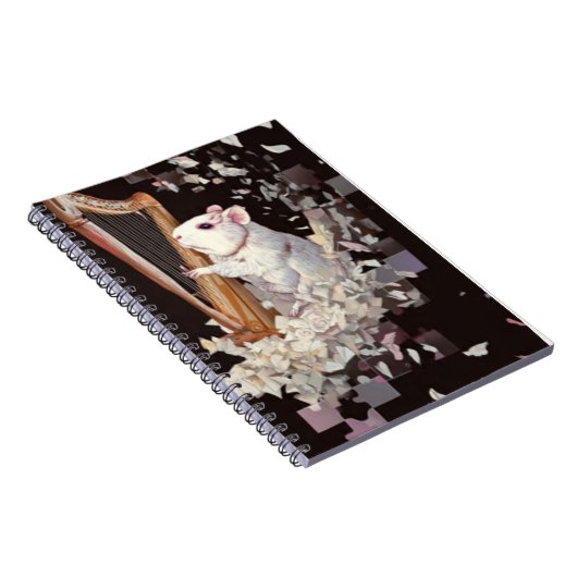 Carnet Harping Rat Notebook – Minimal Elegant Cover (Côté Droit)