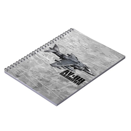 Carnet Harrier II AV-8B (Côté gauche)