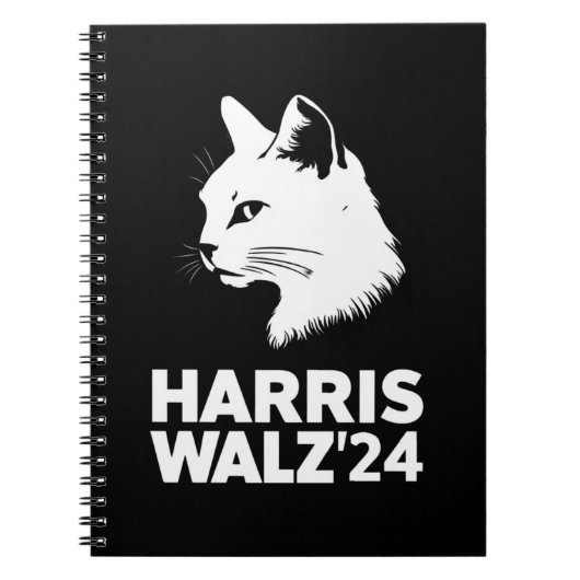 Carnet Harris Waltz 2024 Election Funny Cat Kamala Tim (Devant)