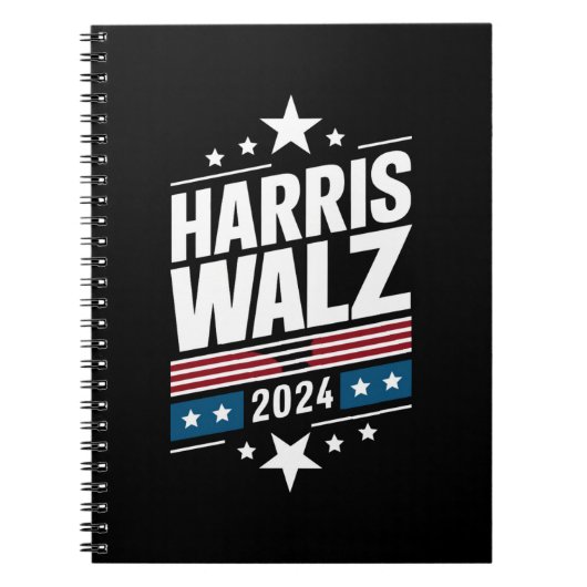 Carnet Harris Waltz 2024 Kamala Harris Tim Waltz 2024 (Devant)