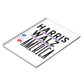 Carnet Harris Walz 2024 Pin (Côté gauche)