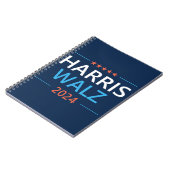 Carnet Harris Walz 2024 pour le président (Côté gauche)