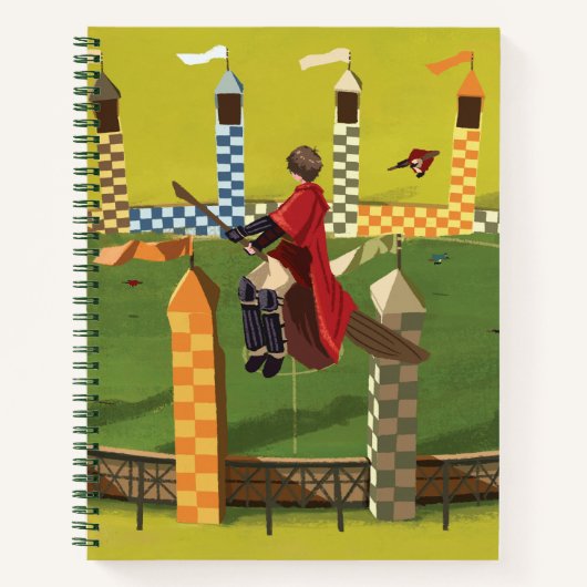 Carnet HARRY POTTER™ à la recherche de l'entonnoir d'or (Devant)