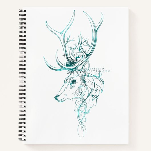 Carnet Harry Potter | Aguamenti EXPECTO PATRONUM™ Cerf (Devant)