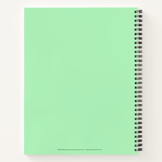 Carnet Harry Potter | Aguamenti SLYTHERIN™ Graphique (Dos)