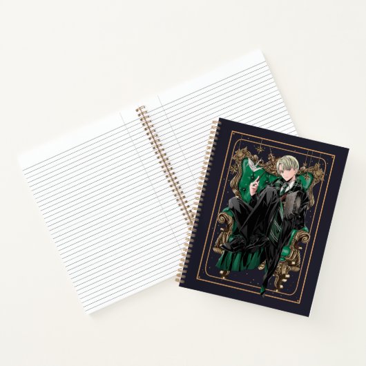 Carnet HARRY POTTER™ | Anime Draco Malfoy Seated (Intérieur)