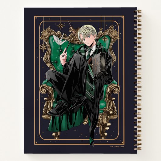 Carnet HARRY POTTER™ | Anime Draco Malfoy Seated (Dos)