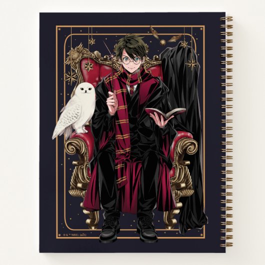 Carnet HARRY POTTER™ | Anime HARRY POTTER™ assis (Dos)