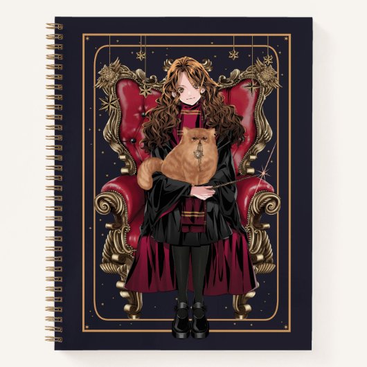 Carnet HARRY POTTER™ | Anime Hermione Granger Seated (Devant)