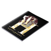 Carnet Harry Potter | Aquarelle Badger HUFFLEPUFF™ (Côté gauche)